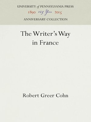 cover image of The Writer's Way in France